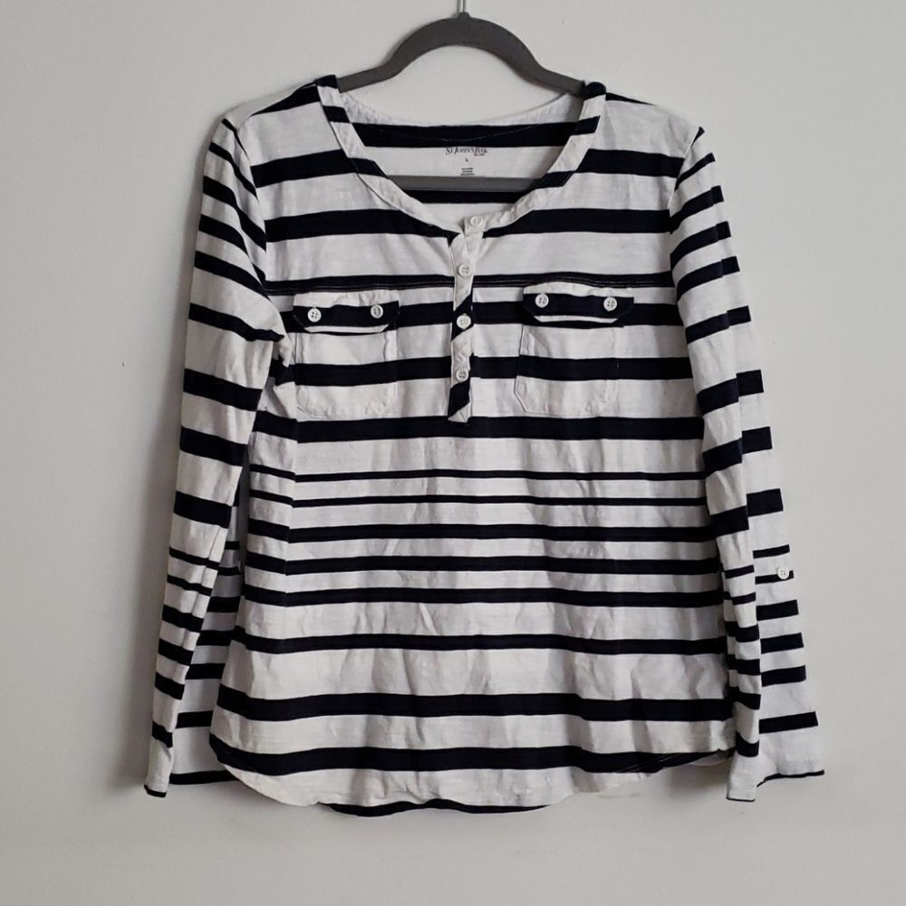 St John's Bay Striped Shirt 